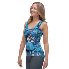 Stylish Geometric Paper Harmony Tank for Women.