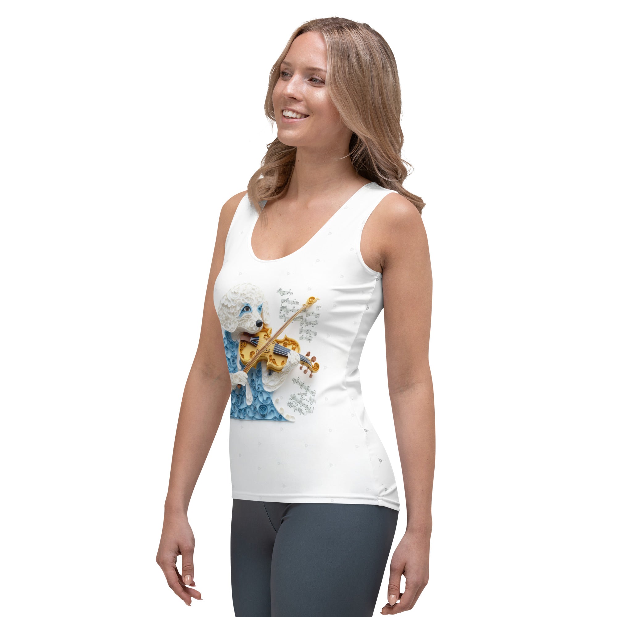 Casual and Chic Paper Wave Women's Top.