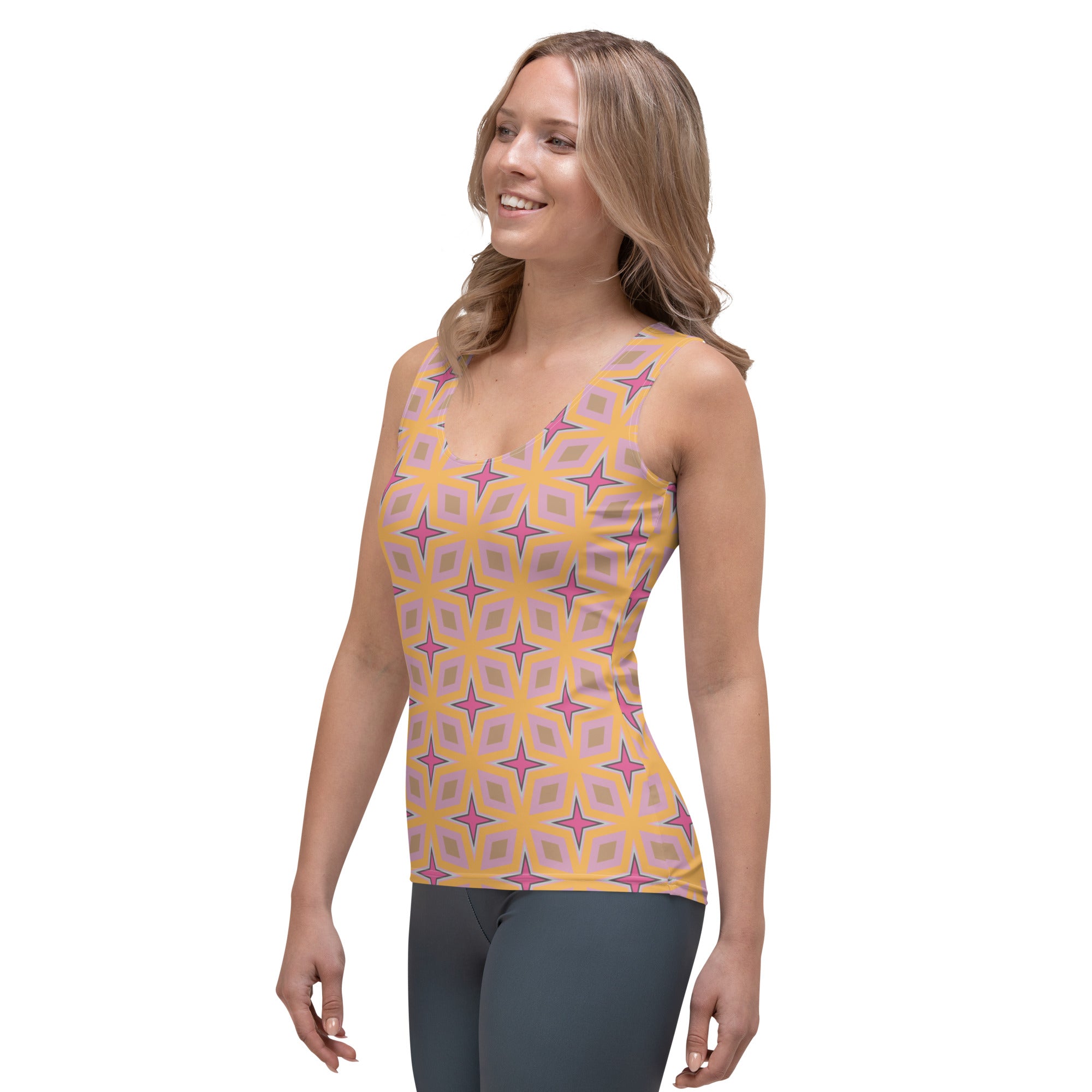 Abstract Art Women's Tank Top - Side View