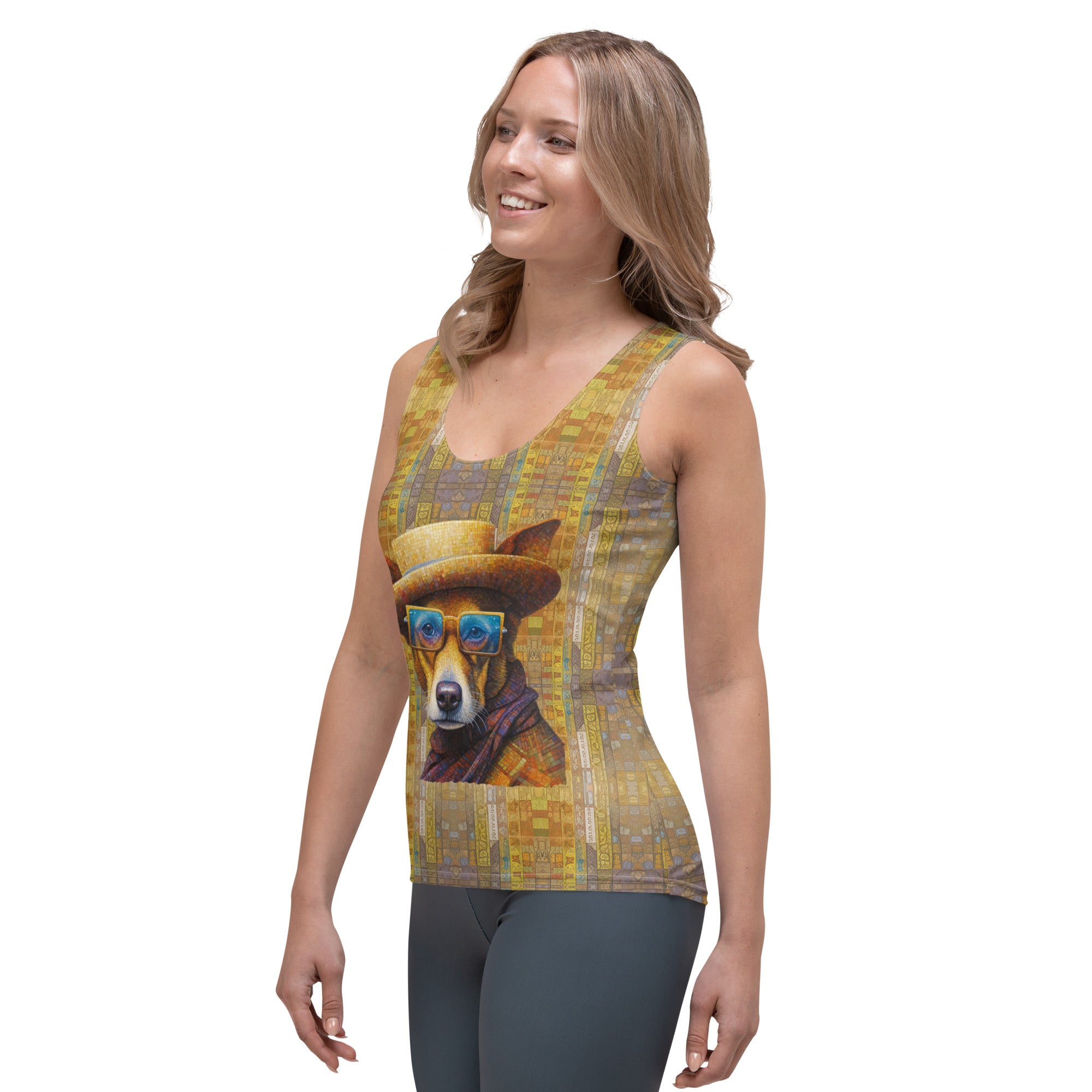 Stylish Dog Days Delight tank top for women