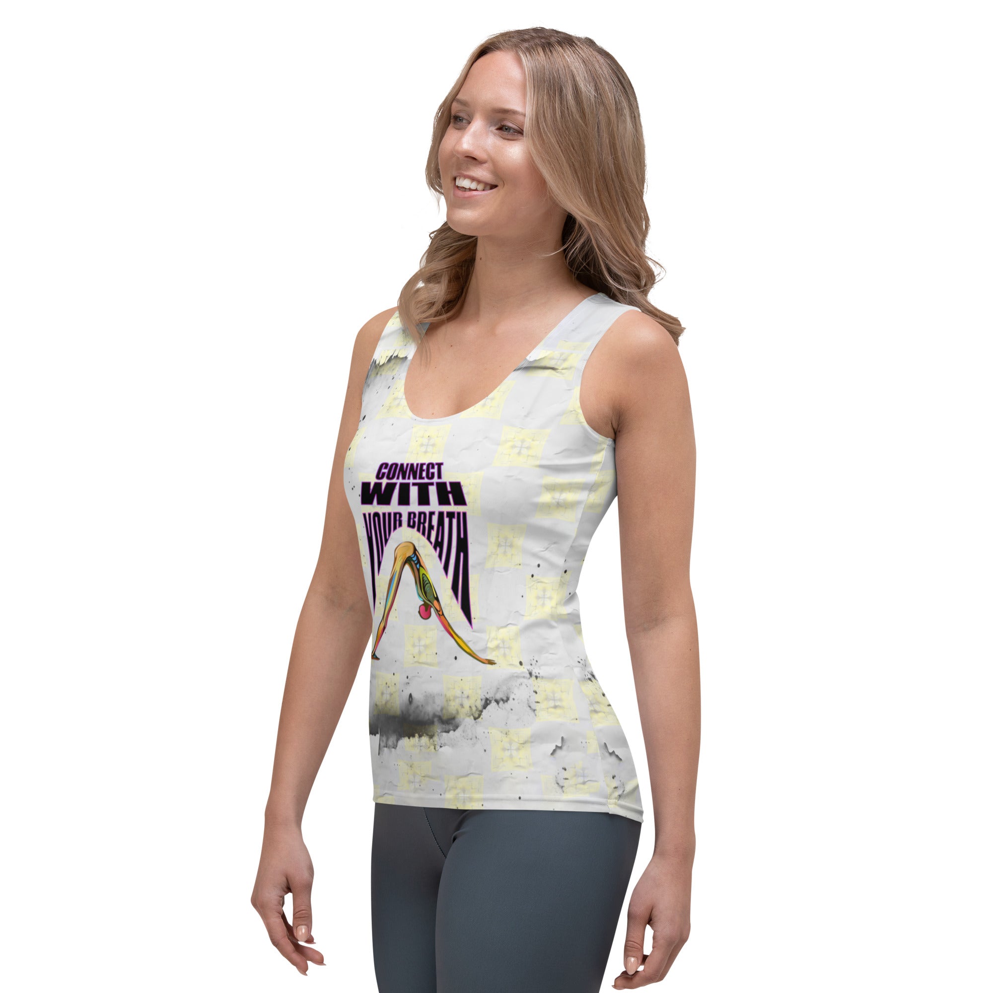 Women's tank top featuring Graceful Goddess pattern.