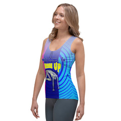 Comfortable Chakra Alignment Women's Tank Top for yoga practice.