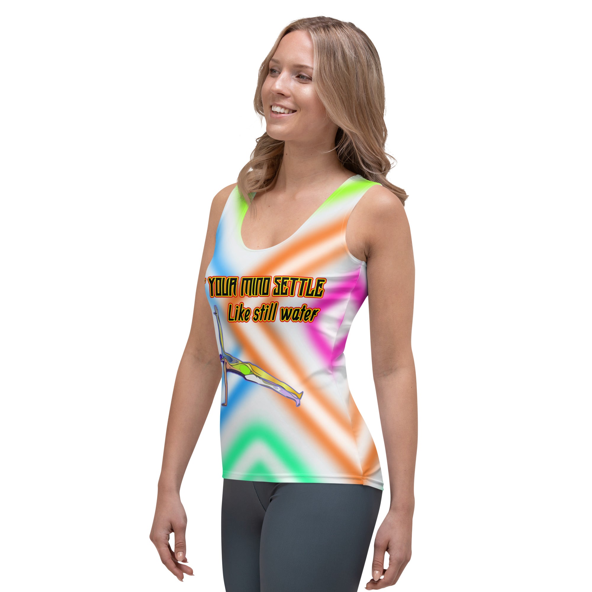 Women's stylish tank top for casual wear or exercise.