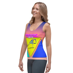 Celestial Calm Women's Tank Top perfect for yoga or fitness.