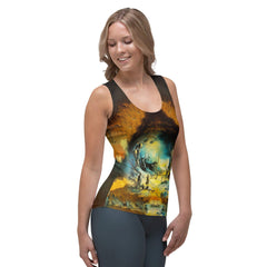 Women's Phantom Parade All-Over Print Tank Top - Join the Haunting Spectacle Women's Phantom Parade All Over Print Tank Top Join The Haunting Spectacle - Beyond T-shirts