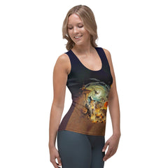 Women's Spectral Shadows All-Over Print Tank Top Embrace The Unknown - Beyond T-shirts