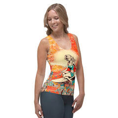 Wave Rider Elegance Women's Tank Top - Beyond T-shirts