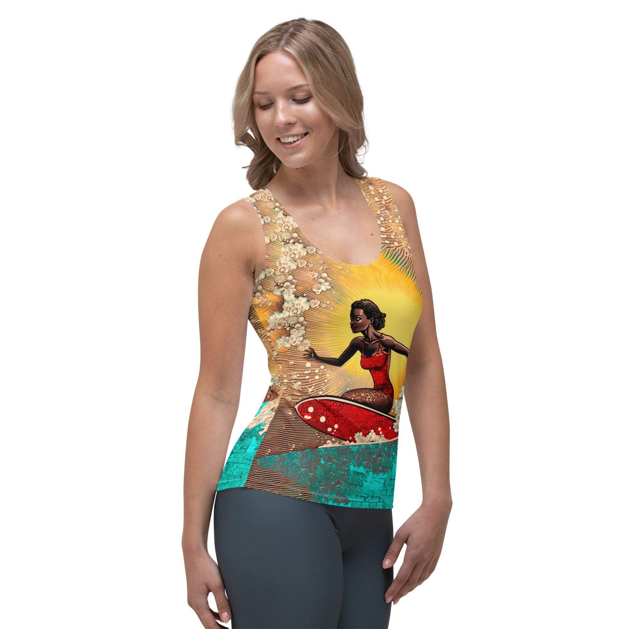 Surf Queen Tank Top for Women - Beyond T-shirts