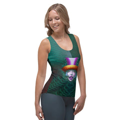 Retro Groove All-Over Print Women's Tank Top - Beyond T-shirts