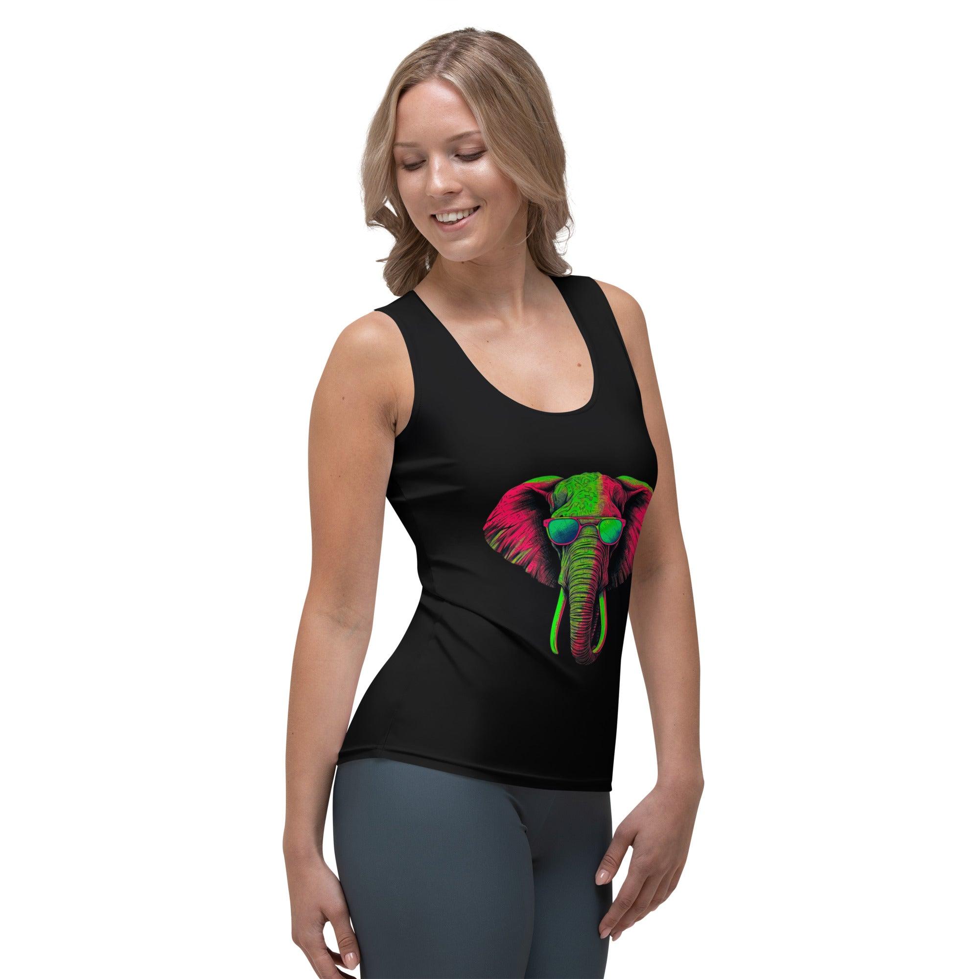 Tribal Elephant All-Over Print Women's Tank Top - Beyond T-shirts