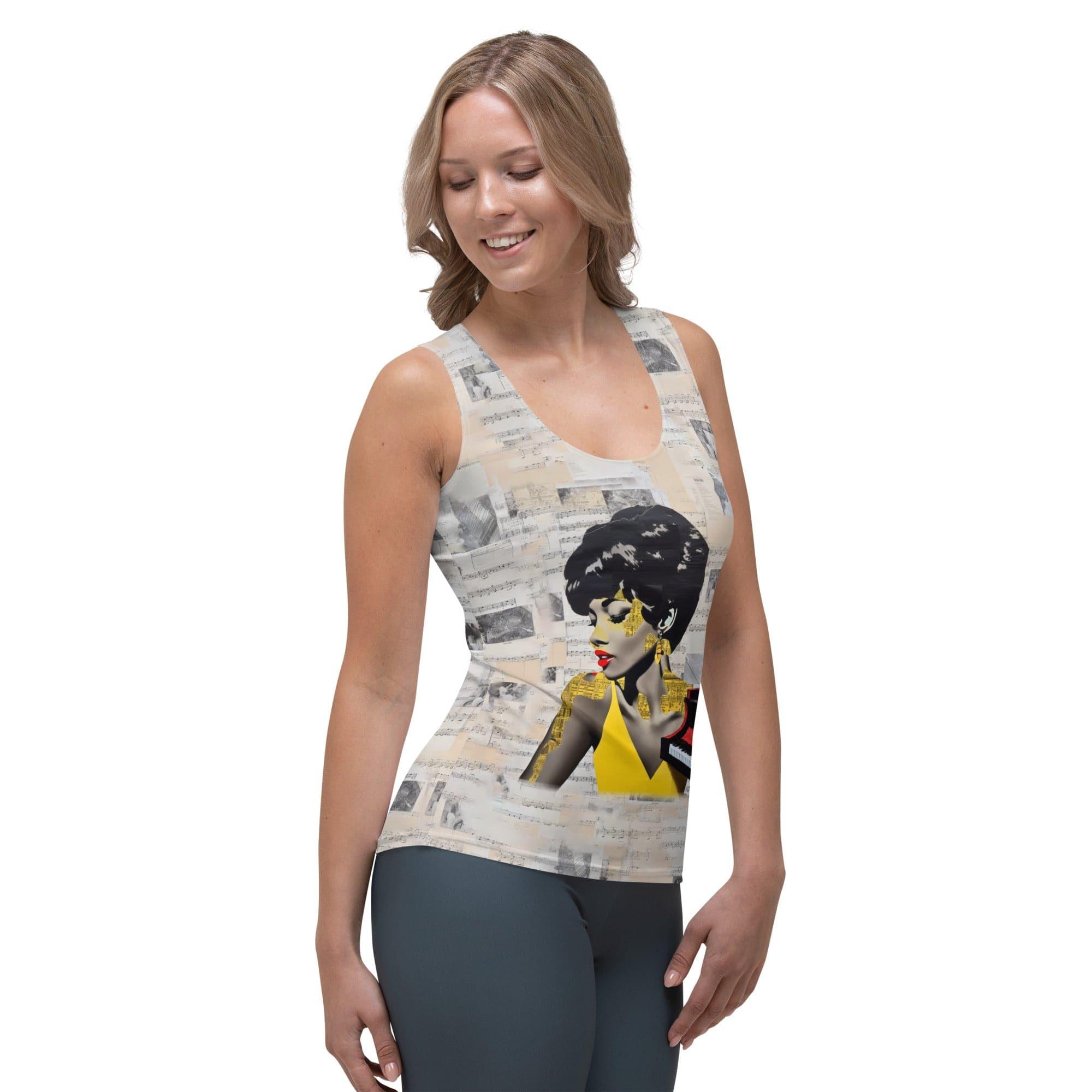 Symphony of Sound Women's Music-Themed Tank Top - Beyond T-shirts