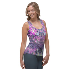 Floral Harmony Women's Tank Top - Beyond T-shirts