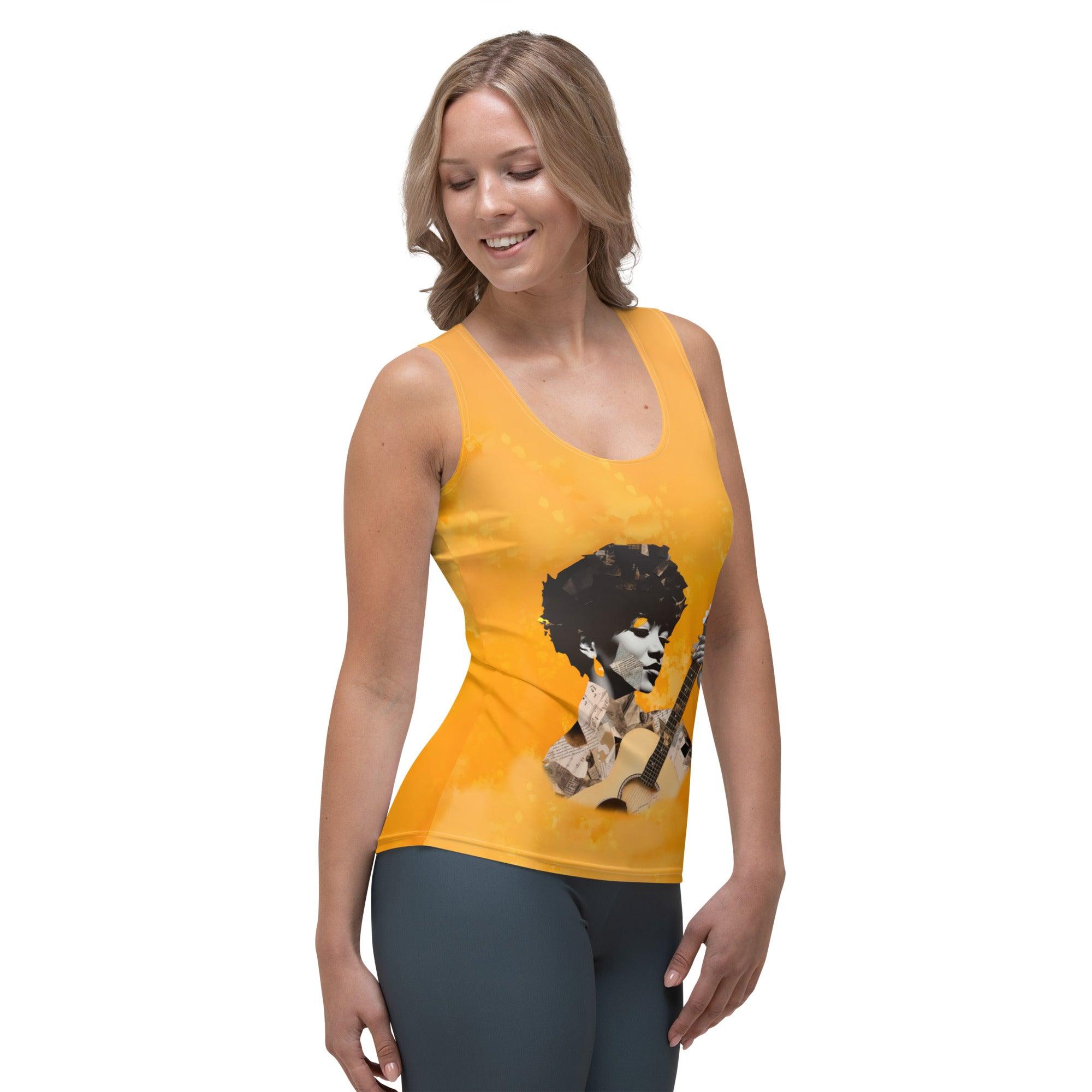 Chorus Of Colors Women's Music-Themed Tank Top - Beyond T-shirts