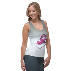 Ethereal Stride Futuristic Shoes Women's Tank Top - Beyond T-shirts