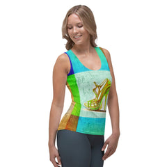 Nebula Nexus Futuristic Shoes Women's Tank Top - Beyond T-shirts