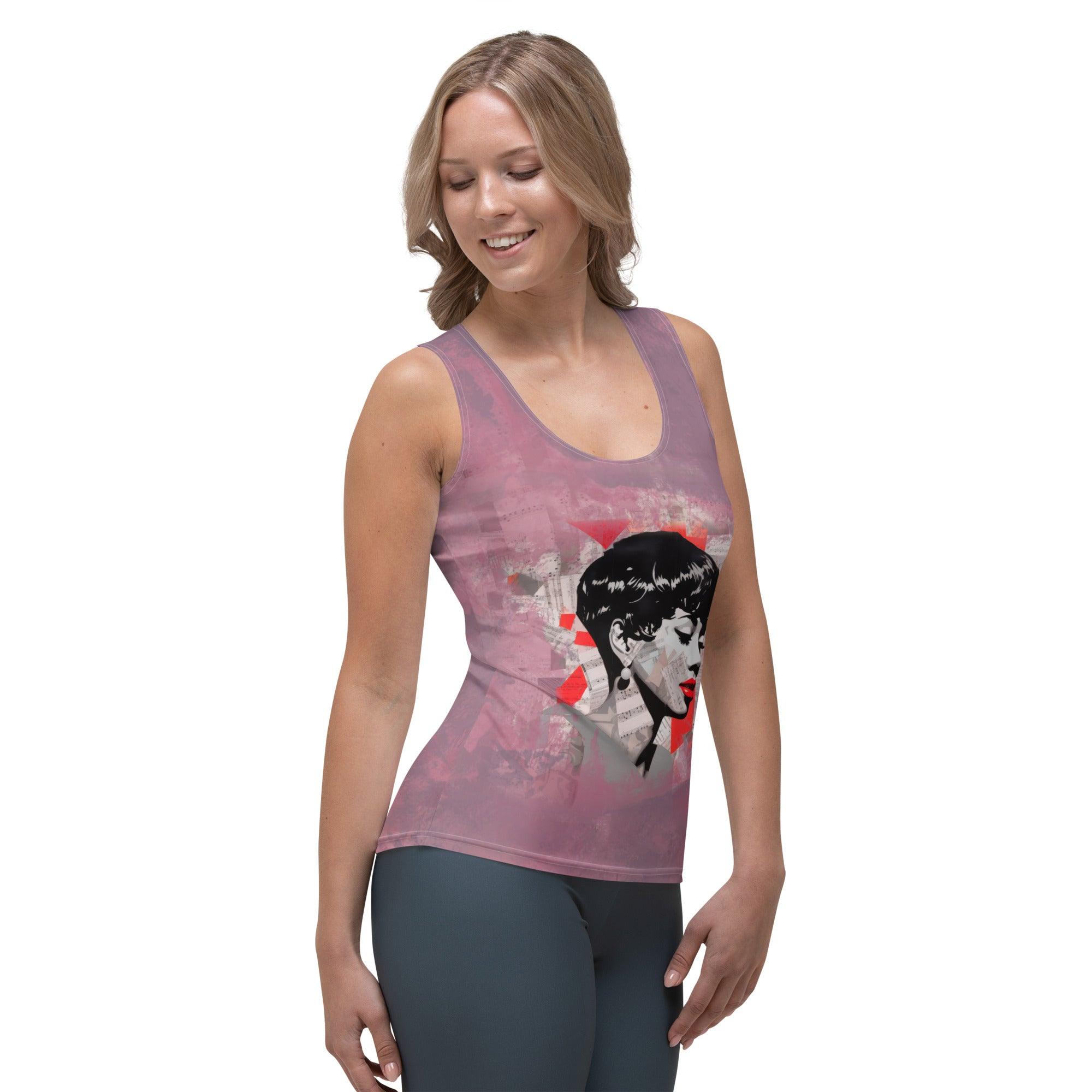 Pop Culture Music Icons Women's All-Over Print Tank Top - Beyond T-shirts