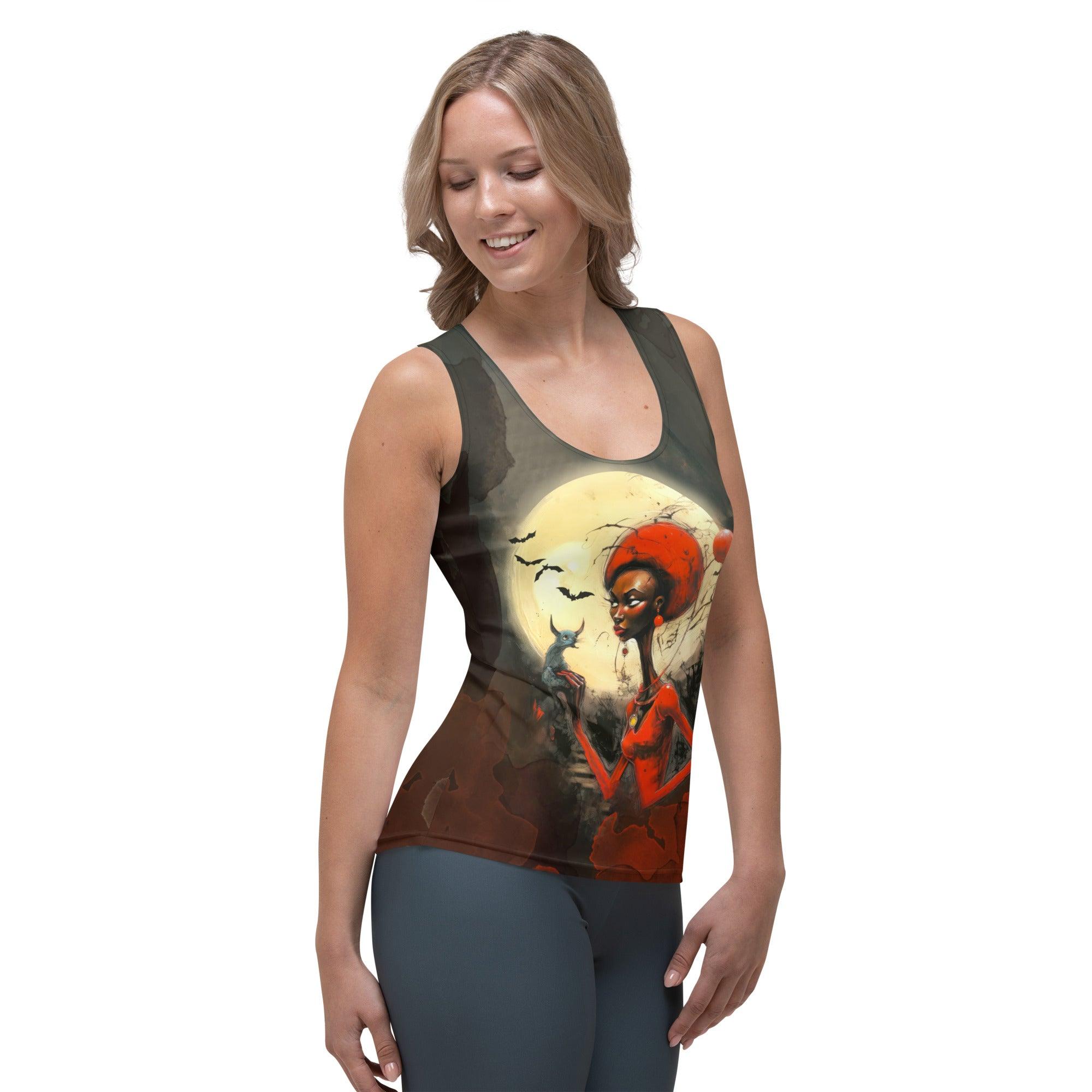 Skeleton Dance Party Women's All-Over Print Tank Top - Beyond T-shirts