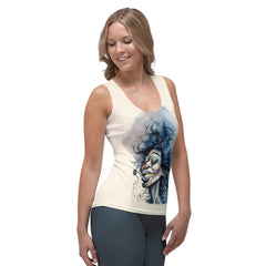 Beat-filled Buffoonery Caricature Tank Top - Beyond T-shirts