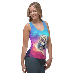 Rhythmic Reverie Ribbons Sublimation Cut & Sew Tank Top