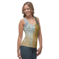 Mountain Explorer Rustic Texture Tank Top