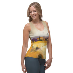 Coastal Sunset Escape All-Over Print Women's Tank Top