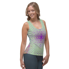 Honeycomb Hurdle Texture Women's Tank Top