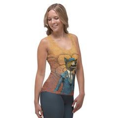 Urban Dog Adventures All-Over Print Women's Tank Top