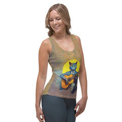 Whiskers and Whimsy All-Over Print Women's Tank Top