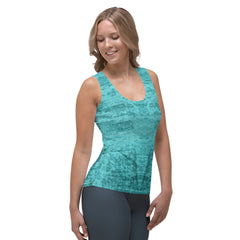 Sophisticated Embossed Elegance Women's Tank Top for Any Occasion