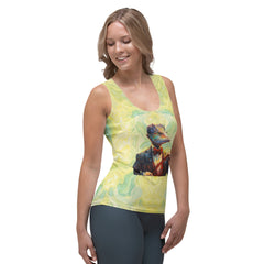 Jungle Jamboree Monkey women's tank top - perfect for gym wear.