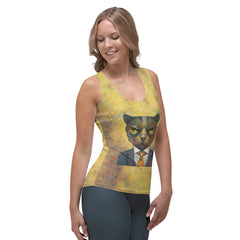 Casual wear Feline Fancy tank top