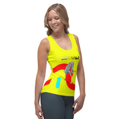 Asana Aesthetic Women's Tank Top front view.