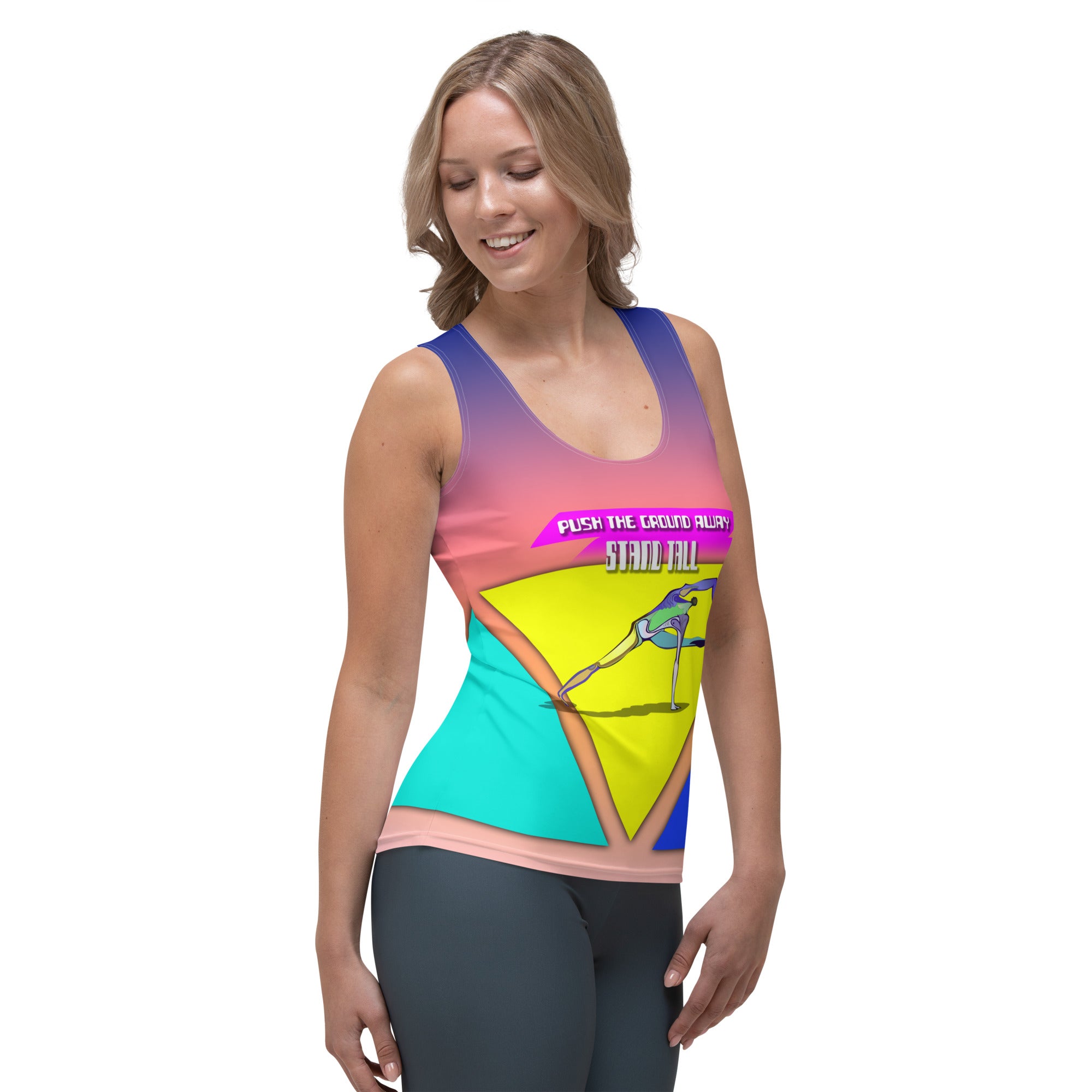 Celestial Calm Women's Tank Top front view.