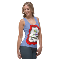 Back view of Spiritual Stretch Women's Tank Top design.
