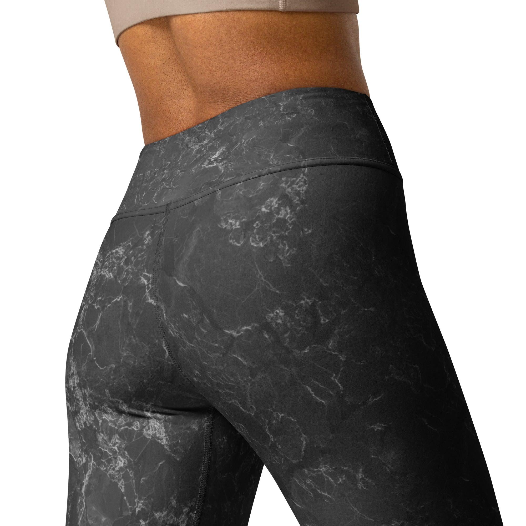 Stylish grey leggings for fitness enthusiasts.