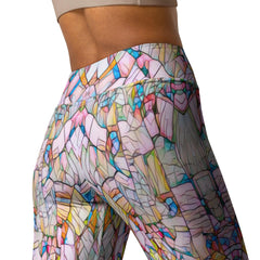 Floral Serenity Yoga Leggings - Beyond T-shirts