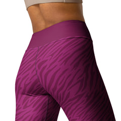 Peacock Elegance Yoga Leggings