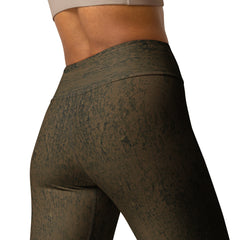 Silver Shine Yoga Leggings