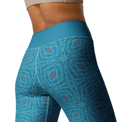Stylish and Stretchable Wildflower Meadow Yoga Leggings for Fitness