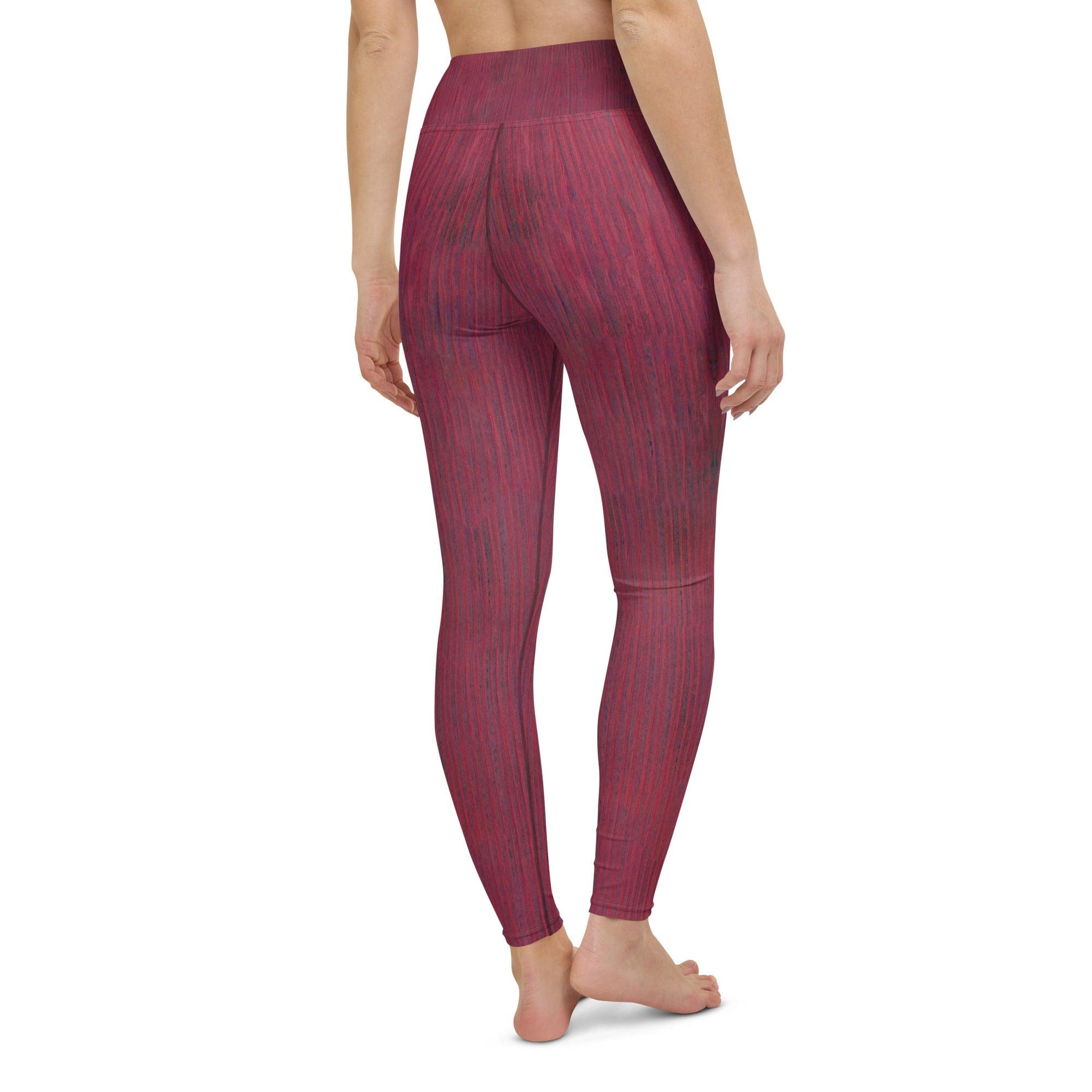 Fashionable Bloody Monday print on yoga leggings.