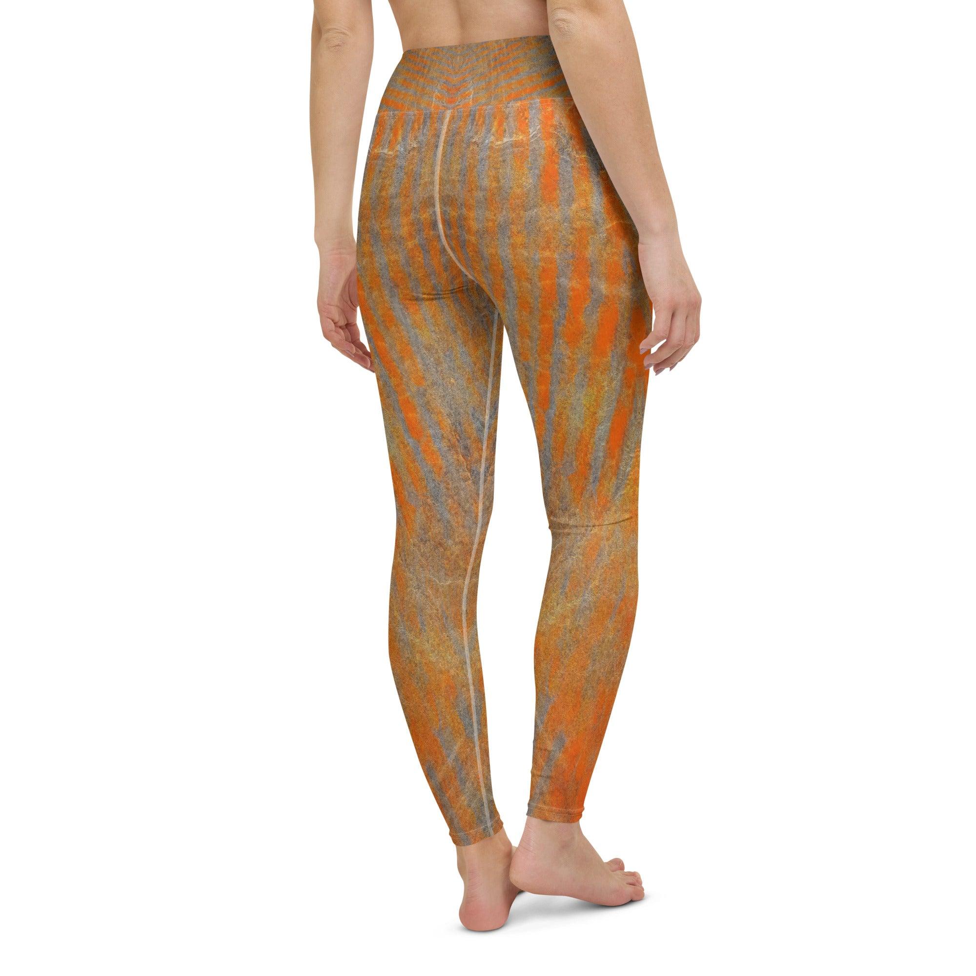 Orange Yoga Leggings - Beyond T-shirts