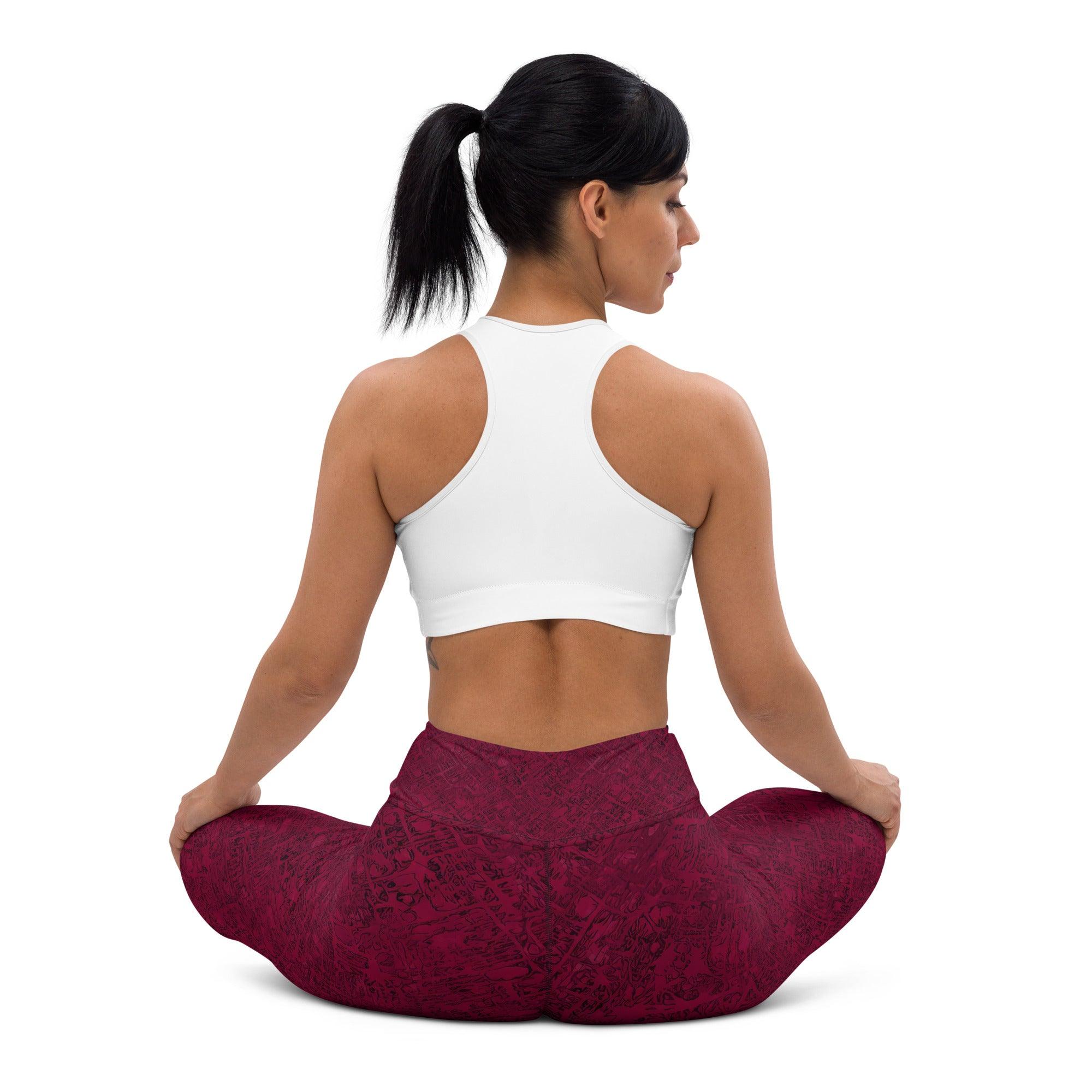 Alpine Reflections Yoga Leggings - Beyond T-shirts