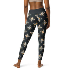 Ethereal Floral Bliss High-Waist Leggings