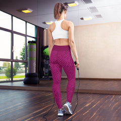 Peacock Elegance Yoga Leggings