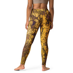 Old Leather Book Yoga Leggings