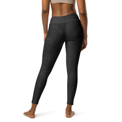 Textured Steel Yoga Leggings