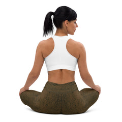 Silver Shine Yoga Leggings
