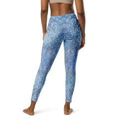 Jacquard Jet Texture Yoga Leggings