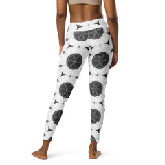 Radiant Rose Diamond Elegance Yoga Leggings