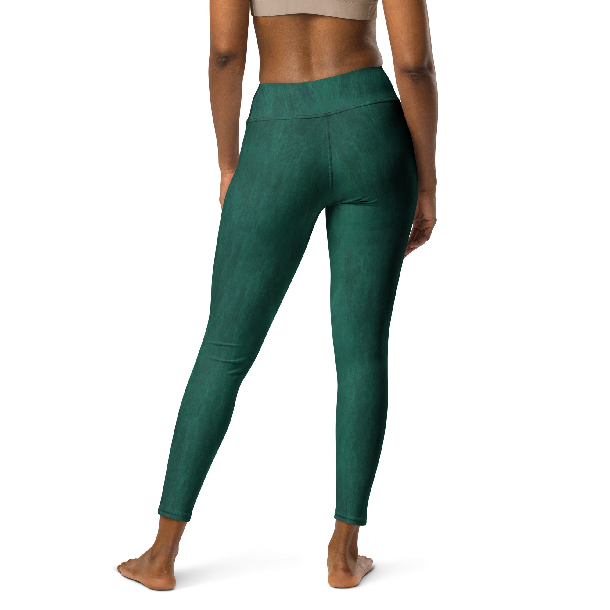 Stretchable and Comfortable Marble Yoga Leggings Detail